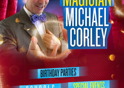 michael corley magician poster (1)